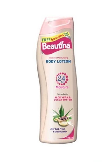 Beautina Body Lotion Aloe Vera & Cocoa Butter 100ml