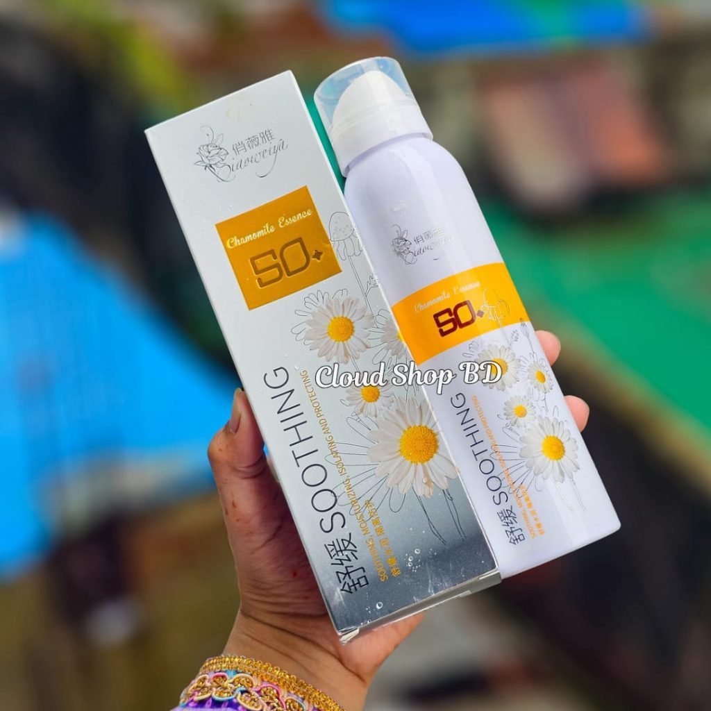 Chamomile Essence Shoothing, Moisturizing, Isolating And Protecting Sunscreen Spray SPF 50+