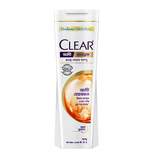 Clear Anti Dandruff Anti Hairfall Shampoo - 330ml
