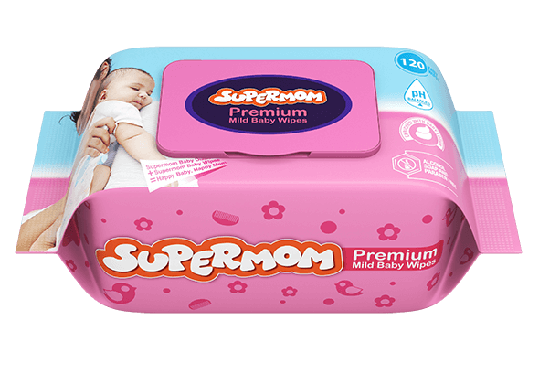 Supermom Mild Baby Wipes