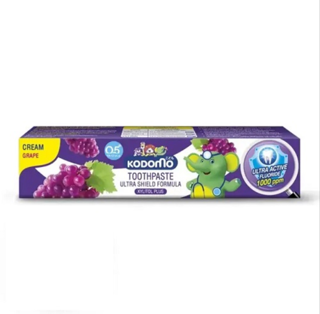 Kodomo Grape Flavor Children’s Cream Toothpaste 65g