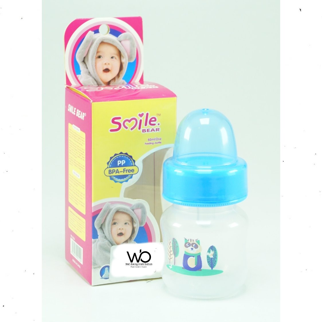 Smile Bear Food & Juice Feeder with Silicone Nipple 60ml