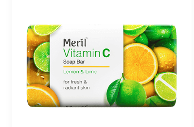 Meril Vitamin C Soap Bar – Lemon & Lime