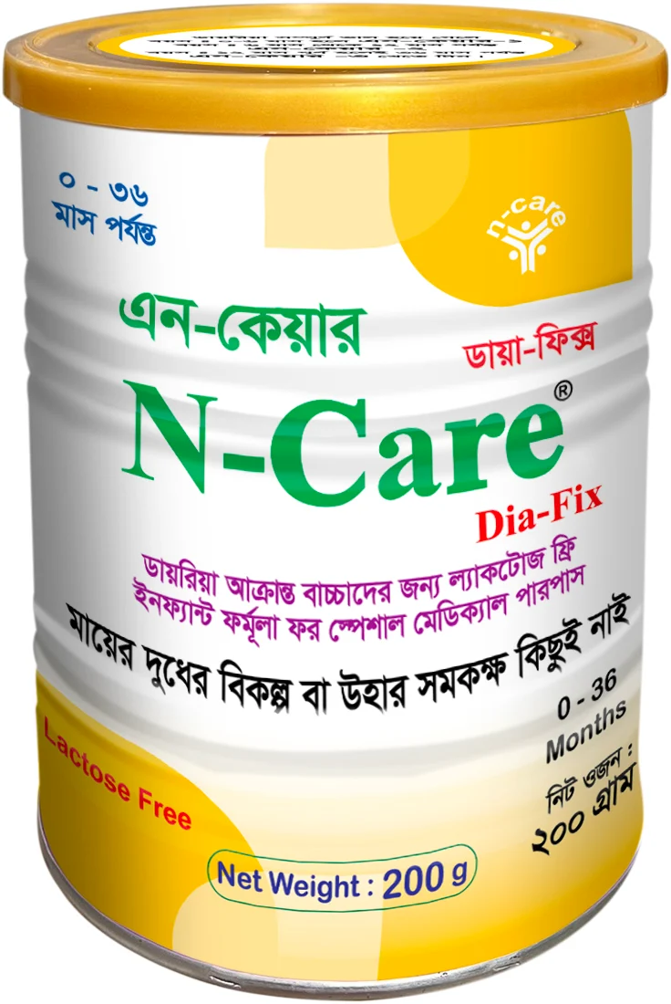N-Care, Dia-Fix (Lactose Free) Special Formula Milk from 0-36 Months