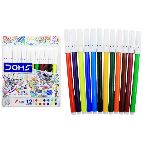 DOMS 12 Shades Water Color Sketch Pens