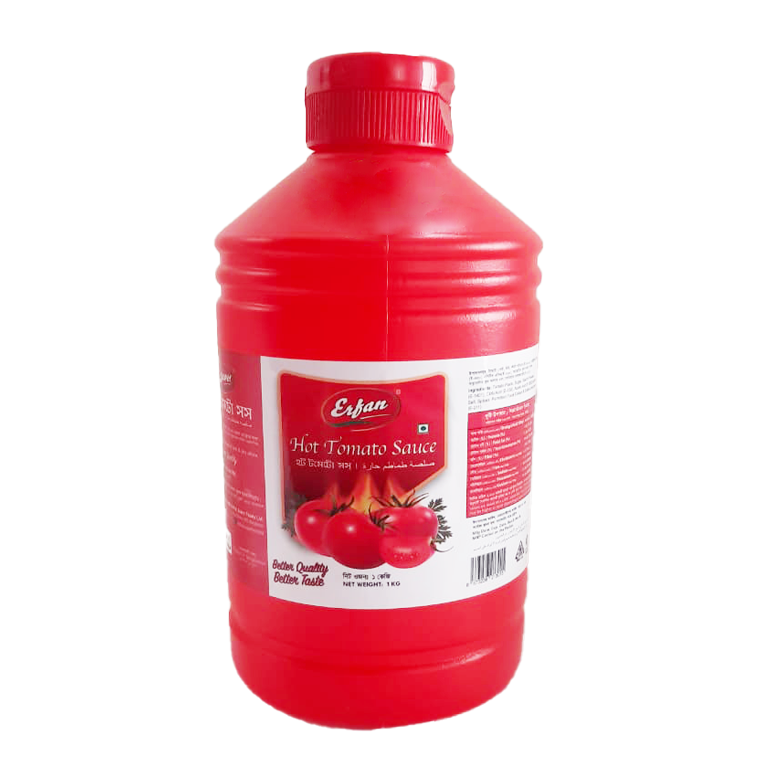 Erfan Hot Tomato Sauce 01 KG Jar