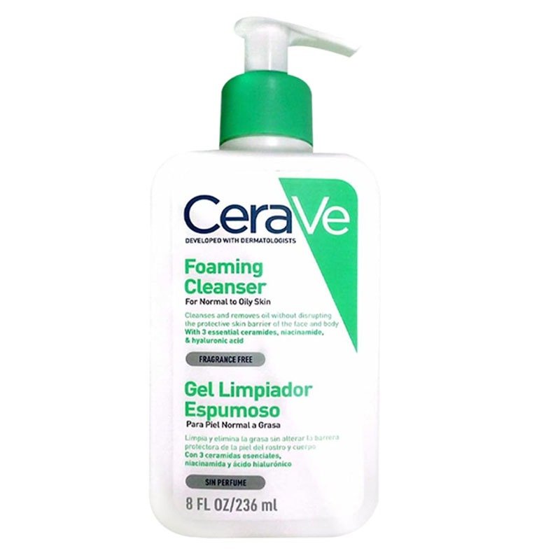 CeraVe Foaming Cleanser For Normal to Oily Skin 236ml