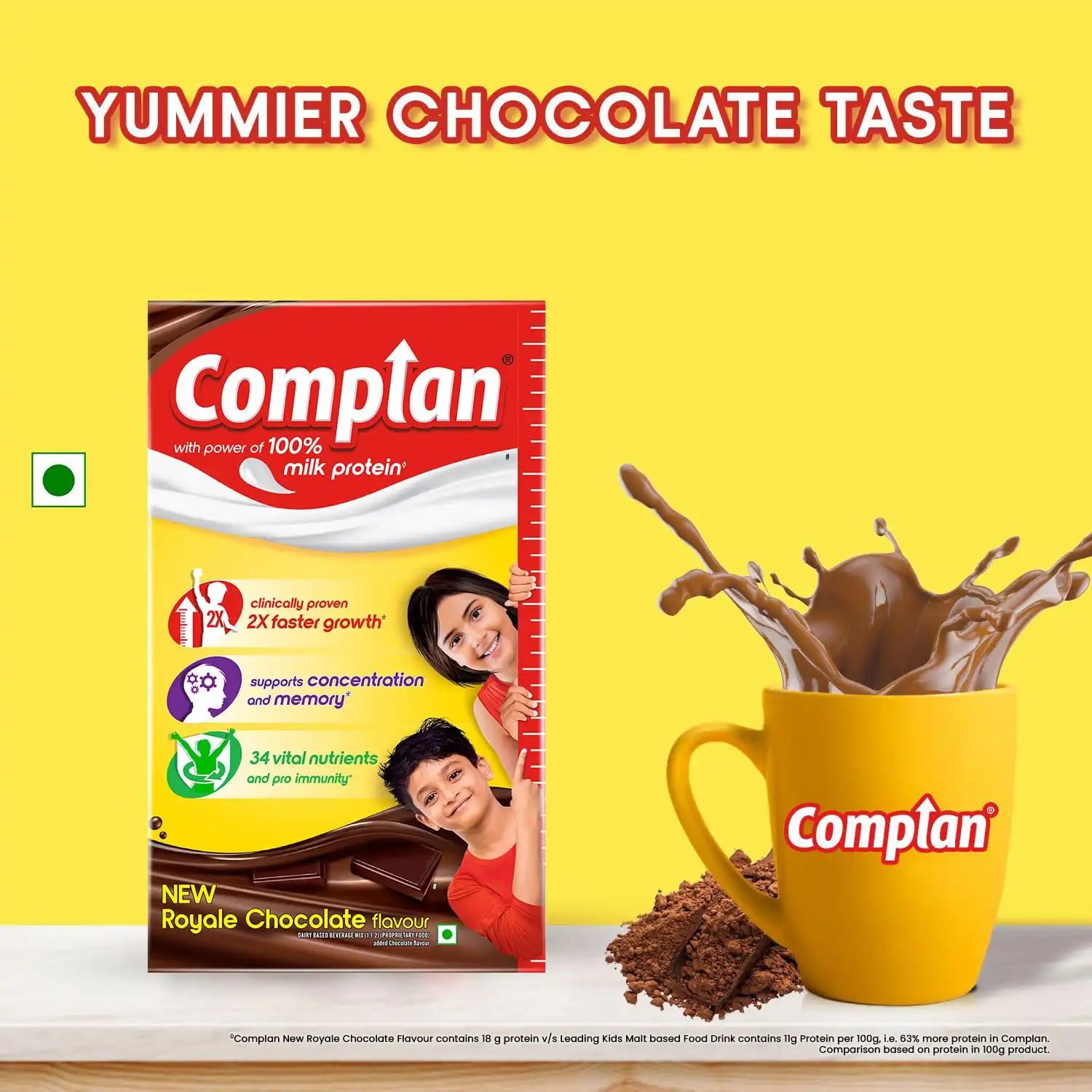 Complan Chocolate Flavour 350gm (BIB)