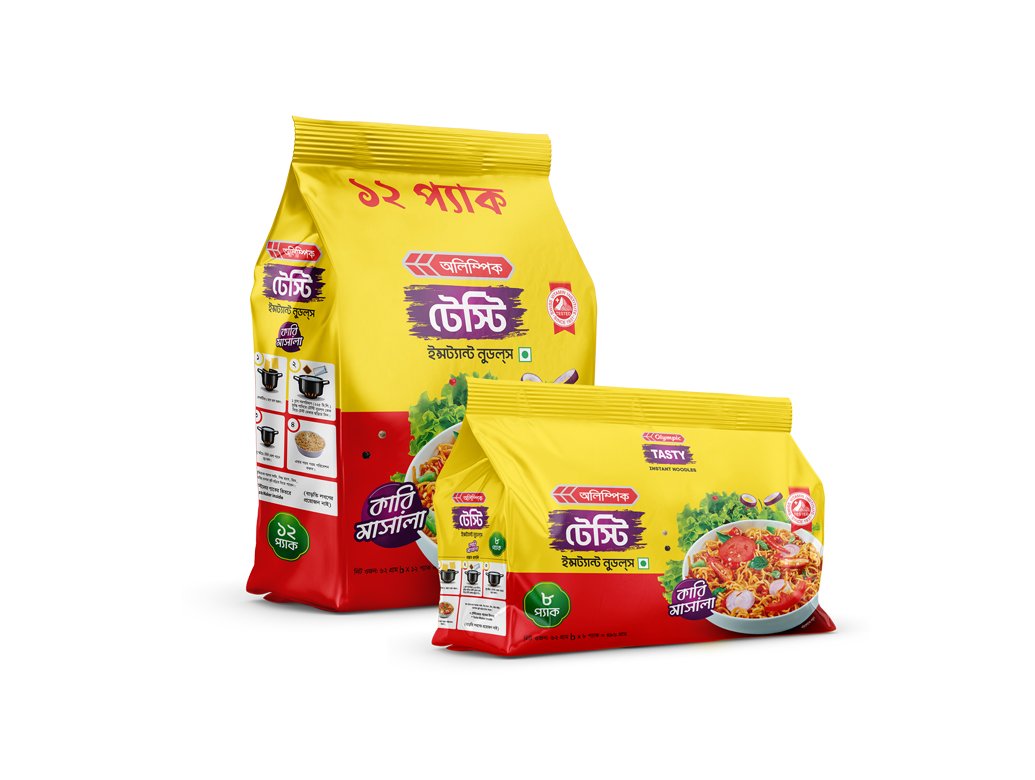 Olympic Tasty Instant Noodles 12pcs Pack (744gm)
