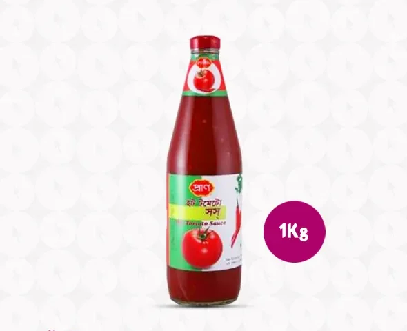 Pran Hot Tomato Sauce -1 kg Glass Bottle