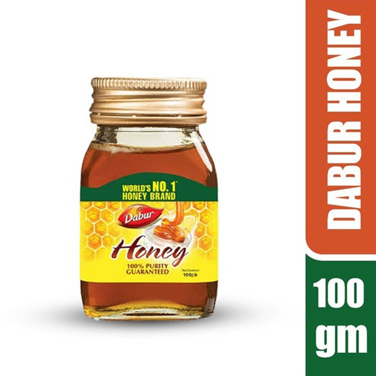 Dabur Honey: 100% Pure Honey with No Sugar Adulteration 100 gm