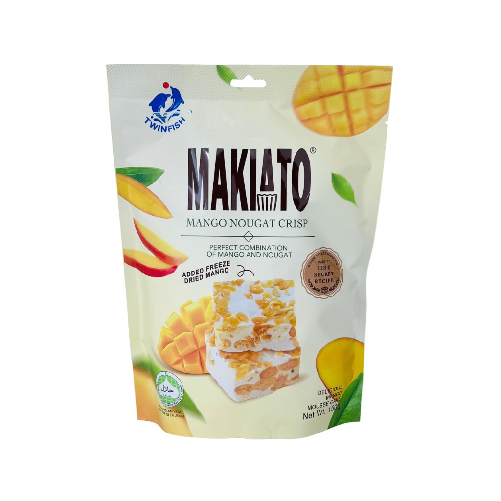 Twinfish Makiato Mango Nougat Crisp Cake-150 g