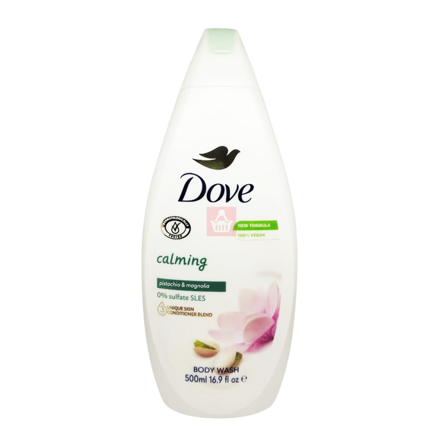 Dove Calming Pistachio Cream & Mangolia Body Wash 500ml