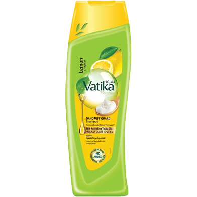 Dabur Vatika Naturals Lemon and Yoghurt Dandruff Guard Shampoo 400 ml