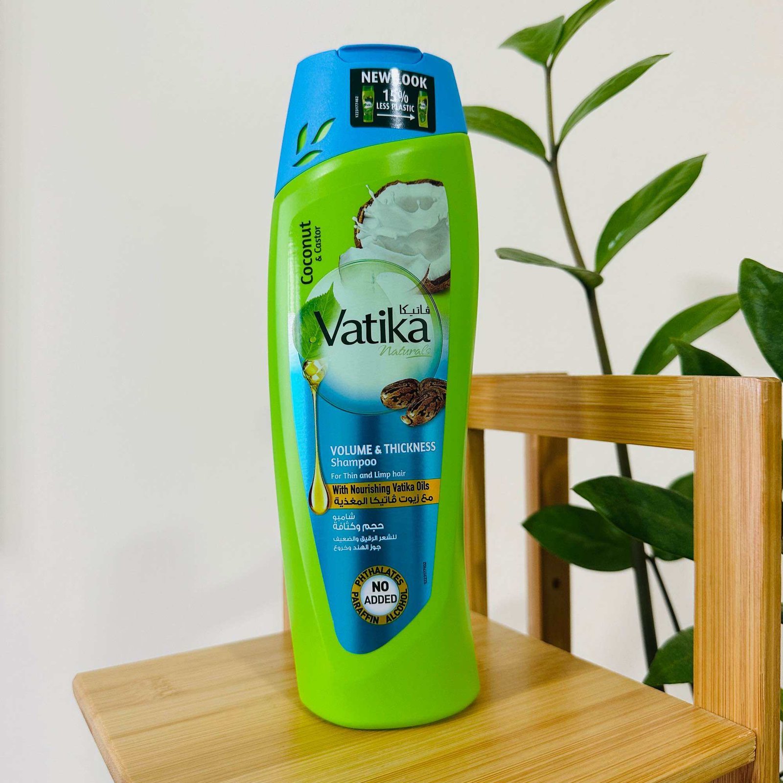 Vatika Coconut & Castor Volume & Thickness Shampoo, 400 ml