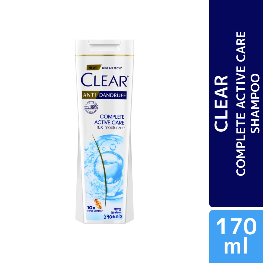 Clear Anti Dandruff Complete Active Care Shampoo - 170ml