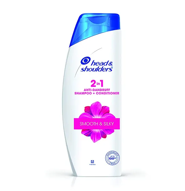 Head & Shoulders Smooth & Silky Anti Dandruff 2in1 Shampoo + Conditioner - 340ml